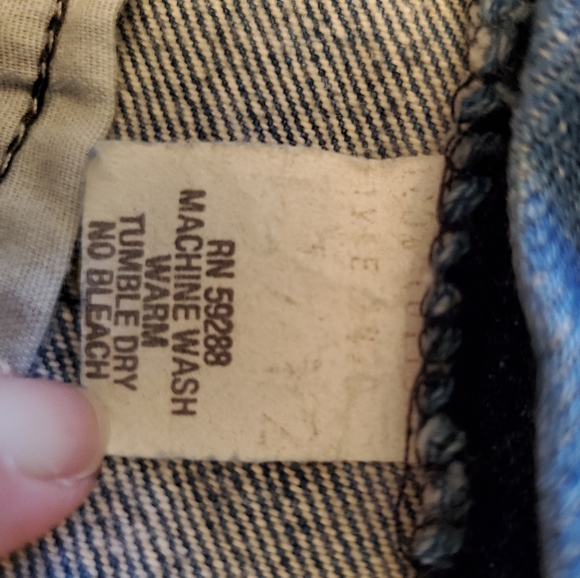 Vintage 80s denim mini skirt - Picture 11 of 11